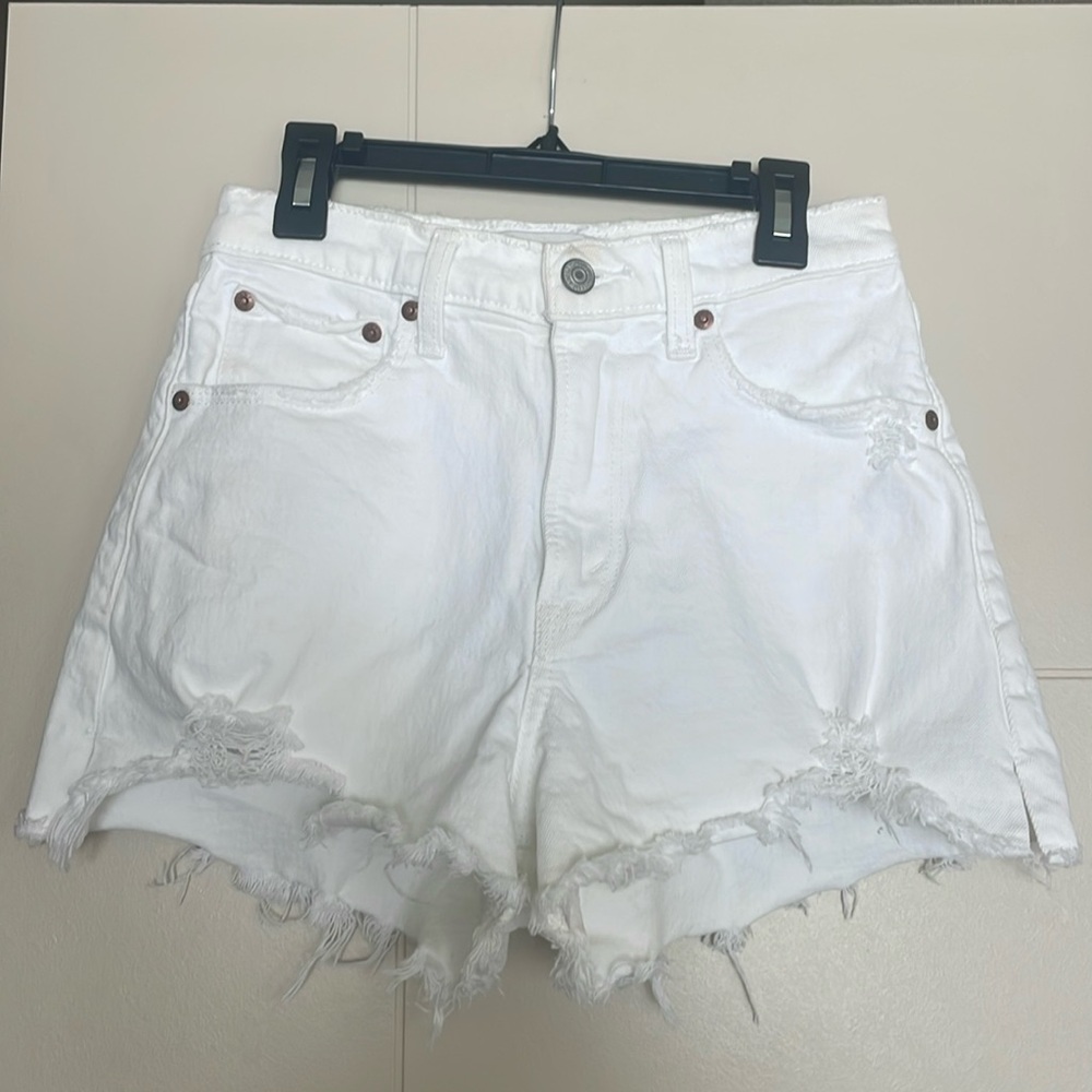 Abercrombie White Shorts